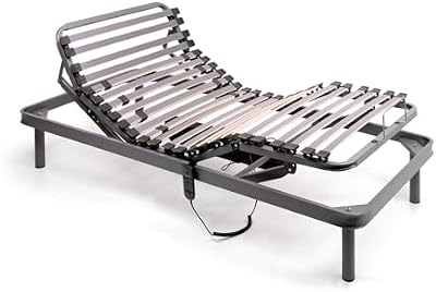 - Cama Articulada Elétrica | Base articulada de 5 planos | Reguladores de firmeza e reforço na lombar e nas costas (105x190 cm)
