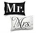 Where The Polka Dots Roam Queen Size Mr. and Mrs. Pillowcase Set