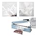 Metronic Impulse Sealer 12 inch/300mm Tabletop Poly Bags Heat Sealers Manual Impulse Sealer Machine with 2 Replacement Kits Blue