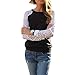 SPRINGWIND Women'S Hoodies Sweatshirt Lace Coat Outerwear Blouses Tops Black M Valentines
