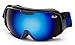 Professional Kids Boys Girls Ski Goggles Anti-Fog Dual Lens Snow Goggles Blue