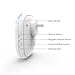 1byone Wireless Doorbell Chime Waterproof Door Bell Kit, 36 Melodies, 6 Levels Adjustable Volume, Led Flash Indicator, 1 Push Button and 1 Plug-in Receiver