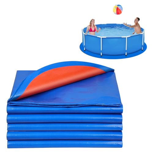 12ft Round Pool Protection Mat for Flat Pools Above Ground Swimming Pools Protection