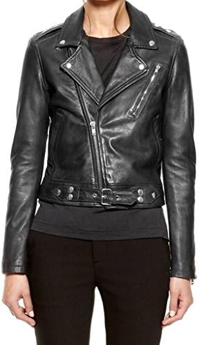 Lambskin Leather 100% Pure Solid Leather jacket-XLarge