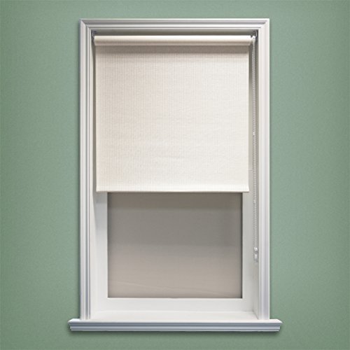 Chicology Continuous Loop Beaded Chain Roller Shade, Sheer Natural