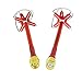 Wolfwhoop LR10 5.8GHz 5DBi High Gain Circular Polarized Four Leaf Clover Antenna For Professional Racing Drone Set--1pc SMA Male and 1pc RP-SMA Male Four Leaf Clover Antenna for FPV Multicopter (RED)