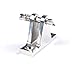 Mxeol Boat Bimini Deck Hinge with Quick Release Pin W/Screws 316 Stainless Steel (Pair)