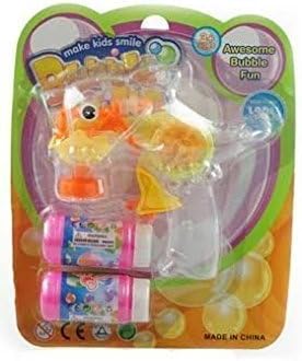 Dolphin Bubble Blowing Gun -LED with 2 Bottles of Bubbles(no batteries required) 100% NON TOXIC