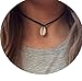Zittop Women's Cowrie Shell Necklace Adjustable Shell Necklace