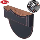 BALMOST Seat Gap Filler, Console Organizer, Car Pocket, Seat Catcher, Seat Crevice Storage Box for Smartphone Loose Change Coin Wallet Key (Black)
