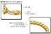 UM Jewelry Gold Plated New Born Baby Charm Bracelets for Girls and Boys with Heart Leaf,Bell 4.33