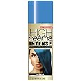High Beams Intense Spray-On Hair Color –Headbanging Blue- 2.7 Oz - Add Temporary Color Highlight to Your Hair Instantly - Gre