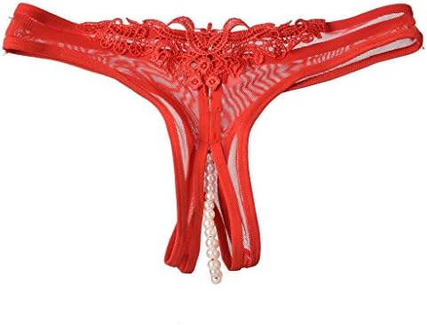 oyiyou Womens Sexy Lace Lingerie T-back Thongs