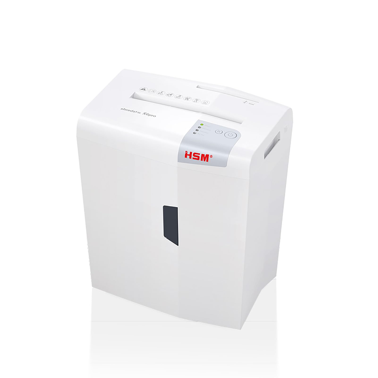 HSM 1046111 Shredstar X6pro Shredder, Security Level P-5, 6 Sheets (Particle Cut) with CD Shredder, 2 x 15 mm