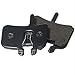 Juscycling Resin Organic Semi-Metal Brake Pads for Hayes FX-Mag HMX MX1 MX-1 Hayes 9 HMX-2 HFX9 Mag MX,Smooth Braking,Low Noise, Long Life, Kevlar, Copper, 2 Pairs