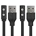 TUSITA [2-Pack] Charger Compatible with Pebble Time, Time Steel, Time Round, Pebble 2 +, Pebble 2 SE (CAN NOT Support for Other Models not Mentioned) -USB Charging Cable 100cm -Smartwatch Accessories