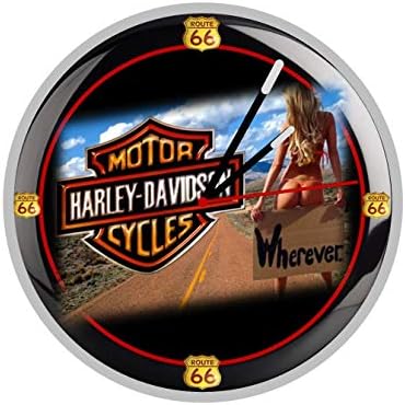 The Wand Company Harley Davidson Wall Clock