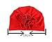 DANMY Baby Girl Hat with Rabbit Ears Toddlers Soft Turban Knot Bow Cap (Flower hat (8pcs))
