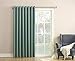 Sun Zero Barrow Extra-Wide Energy Efficient Sliding Patio Door Curtain Panel with Pull Wand, 100