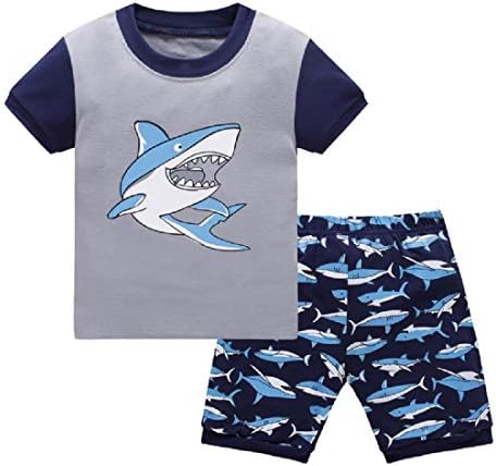 ZFBOZS Boys Pajamas Kids PJs Sets Toddler Cotton Sleepwears for Children Size 3-8