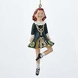 DANCING IRISH GIRL ORNAMENT - Christmas Ornament