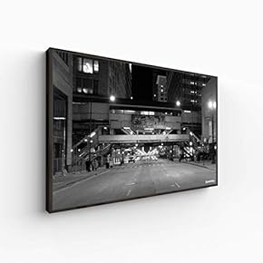 Canvas Wall Art for Living Room, Bedroom Black and White Construction Framed Canvas Prints for Home Decoration Ready to Hang - 16x24 inches