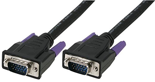 Pro Signal PSG03735 Fully Wired 15 Pin SVGA Male to Male Monitor Lead, 15m, Black