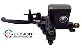Hydraulic Brake Lever Master Cylinder - Premium LEFT Side Lever 7/8 Inch - Perfect Brake Part for 50cc, 125cc, 150cc, 250cc, GY6, Scooter, Moped, ATV, Bikes, Quads - Easy Installation - Precision Auto