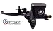 Hydraulic Brake Lever Master Cylinder - Premium LEFT Side Lever 7/8 Inch - Perfect Brake Part for 50cc, 125cc, 150cc, 250cc, GY6, Scooter, Moped, ATV, Bikes, Quads - Easy Installation - Precision Auto