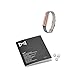 Misfit Ray - Fitness + Sleep Tracker with Gray Leather Band (Rose Gold)
