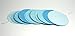 HEARTFEEL 2 Sets of 6.5 Feet Long Circle Dots Baby Blue Paper Garland Best for Baby Shower Wedding Hanging Décor Birthday Party Decoration