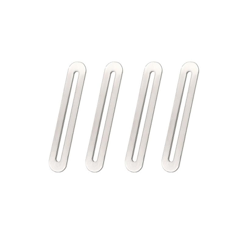 4PCS Adjustable Corner Brackets,58*58MM Stainless Steel Flat Straight Slotted Brace Bracket,L Corner Braces,Single Slotted Brace,Adjustable Angle Corner Brace for Furniture Fixed