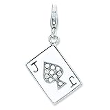 Amore La Vita Sterling Silver Enameled 3-D Jack of