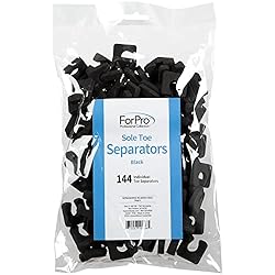 ForPro Sole Toe Separators - Black Luxurious Foam