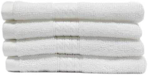 100% Cotton Luxury Washcloth, 13" x 13" - 2 pk. - White