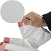 Doryh 6 Gallon White Drawstring Trash Bags, 120 Counts