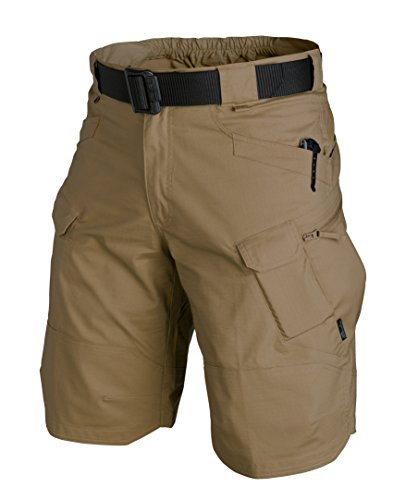 image for HELIKON-TEX UTK Shorts Coyote Poly Cotton Ripstop Waist 36 Length 11, 