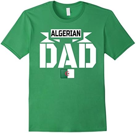 Mens Storecastle: Algerian Dad Father's Day Algeria Flag T-Shirt Small Grass