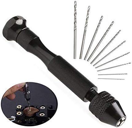 Mini-Handbohrer 0-3 Mm - Doppelseitig Für Präzise Arbeiten An Uhren & Schmuck