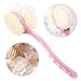 Lazy Tribe Bath brush- Shower Body Brush -Improves Skin's Health And Beauty - Remove Dead Skin And Toxins, Improves Lymphatic Functions- Loofah Bath Sponge,Rich foam(pink)