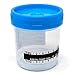 Sterile Urine Specimen Collection Cups with Temperature Strip and Lid, 90ml (6 Pack)