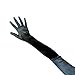 Long Party Bridal Dance Gloves A Grade Quality in Black