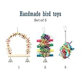 Pet Magasin Set of Three Colorful Bird Toys