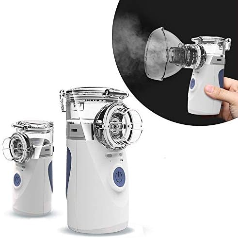 Portable Mini Nebulizer, Home Handheld Steam Inhaler Kits, Rechargeable USB Cold Mist Vaporizer Personal Ultrasonic Humidifier for Adults & Kids