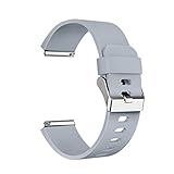 AIUNIT Compatible Silicone Bands Applicable Fitbit Blaze Accessories Wristbands Women Men Girls Boys,Gray Stripe Texture No Tracker