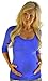 Mommylicious Black and White Striped Seamless Scoop Neck Maternity Top (Black White Striped)