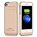 IPhone 7 Battery Case,Patea Portable iPhone7 Charger Case[3200mAh]Ultra Slim Scrub Li-Polymer,Iphone7 Power Case/Cover Pack Back Up with Stand 4.7 inch for iphone 7/6/6s Juice bank & power bank(Gold)