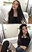 Vedar Celebrity Wigs Luxury Brown Lace Front Wigs for Women Silky Straight Wigs Long Hair Natural Looking Synthetic Lace Wigs Middle Part Flawless Hair Chocolate Hair Wigs Best Lace Front Wigs 22 inch