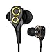 Earphones, UiiSii DT200S in Ear Earbuds with Microphone, Triple Drivers Headphones with Noise Isolating, Volume Control and Stereo Bass, Compatible with Apple iOS, Android Phones, PC, Tablet