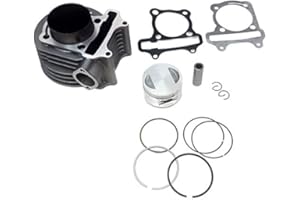 MMG MYK 125cc/150cc to 155cc Big Bore Cylinder Kit 58.5mm, Compatible with Scooters GY6 157QMJ